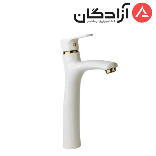 شیر روشویی پایه بلند راسان مدل صدف