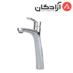 شیر روشویی پایه بلند راسان مدل صدف