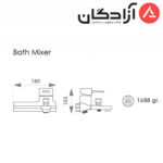 شیر حمام راسان مدل سورنا