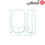 جامایع دیواری سارودی مدل آلما - Image 6