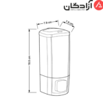 جامایع دیواری سارودی مدل گلوریا - Image 2