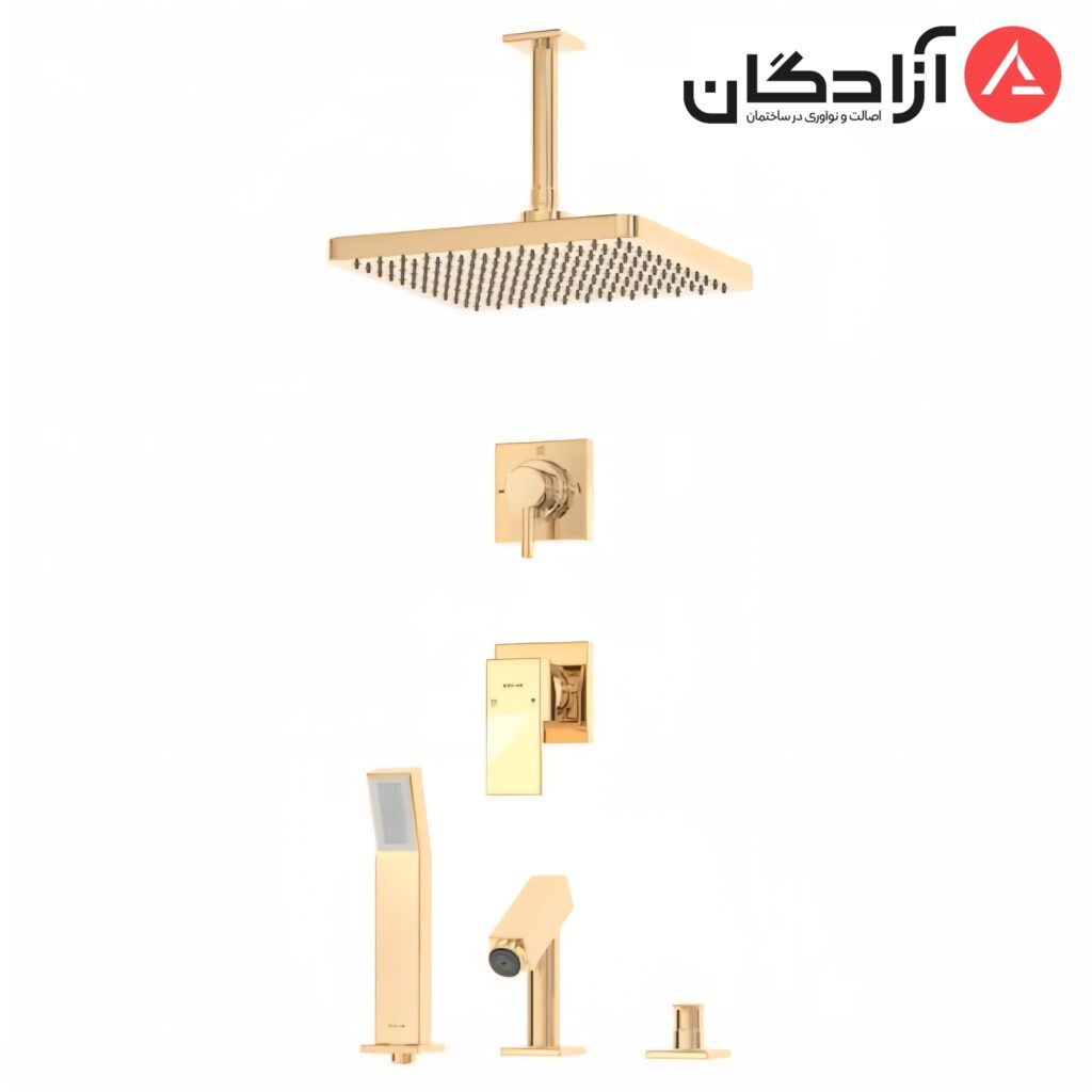 ملزومات دوش توکار کلار مدل فلت لاکچری تیپ 5