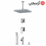 ملزومات دوش توکار کلار مدل فلت لاکچری تیپ 5