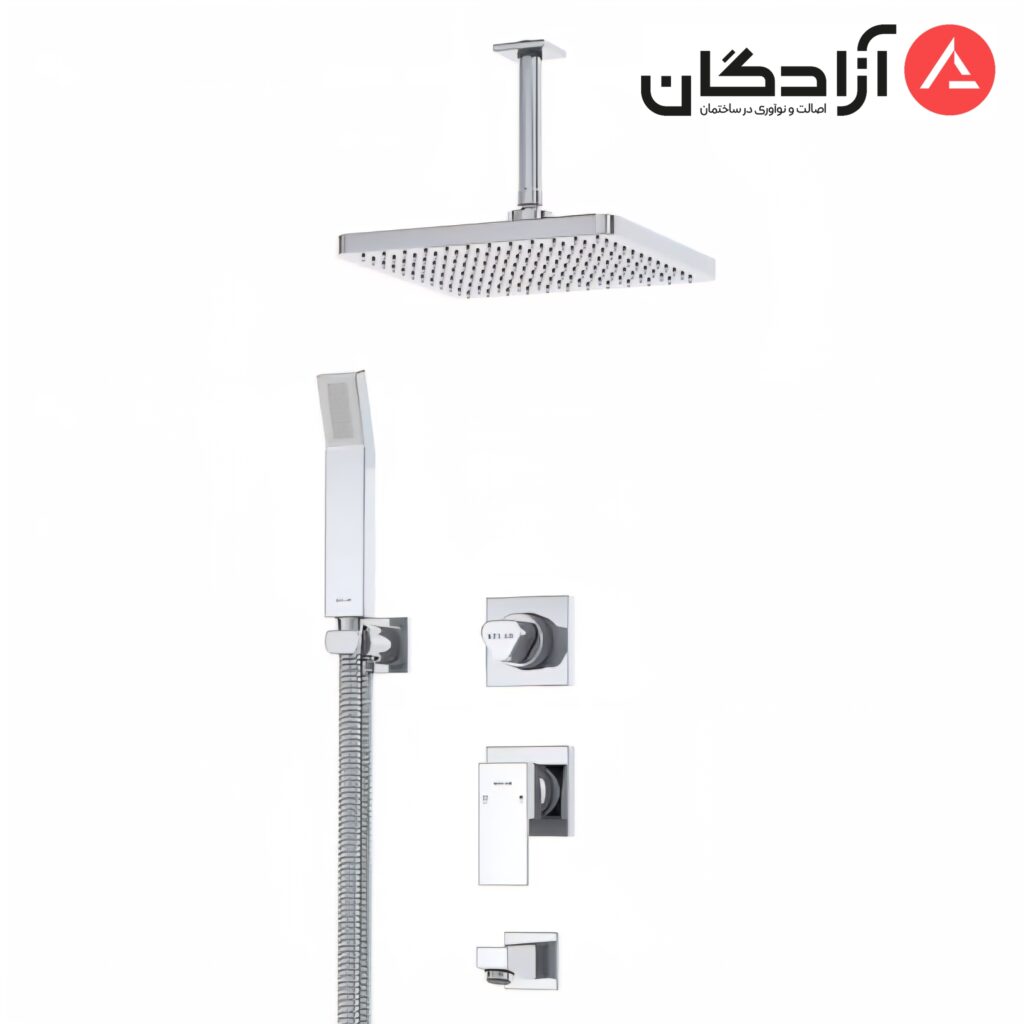 ملزومات دوش توکار کلار مدل فلت لاکچری تیپ 3