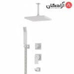 ملزومات دوش توکار کلار مدل فلت لاکچری تیپ 3