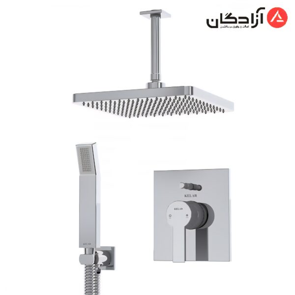 ملزومات دوش توکار کلار مدل فلت کلاسیک تیپ 3