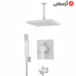 ملزومات دوش توکار کلار مدل فلت کلاسیک تیپ 4