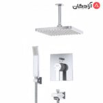 ملزومات دوش توکار کلار مدل فلت کلاسیک تیپ 4