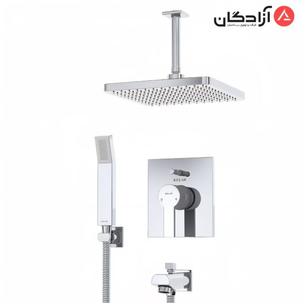 ملزومات دوش توکار کلار مدل فلت کلاسیک تیپ 4