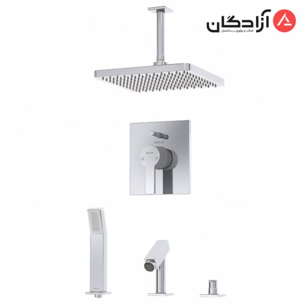 ملزومات دوش توکار کلار مدل فلت کلاسیک تیپ 5